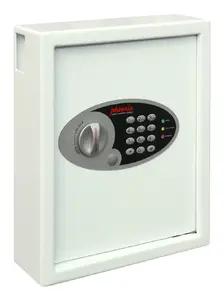 Ключница Phoenix Safe Co. Cygnus KS0032E с электронным замком, 48 крючков, белая