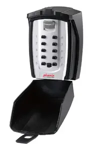 Ключница Phoenix Safe Co. KS0003C с кодовым замком, черный и серебристый