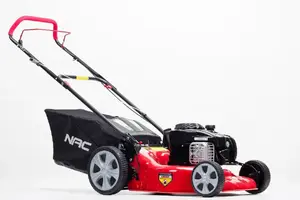 NAC LP46-500E-H Petrol Lawn Mower, 46cm Cutting Width, Briggs & Stratton 140cc Engine