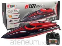 H101 Remote Controlled Motorboat 1:48 Scale 2.4GHz Red