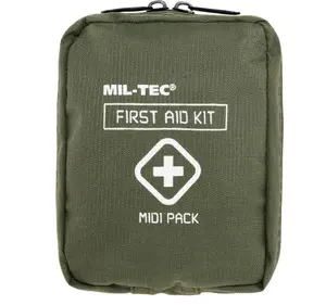 Аптечка Mil-Tec First Aid Kit Midi Pack оливковая