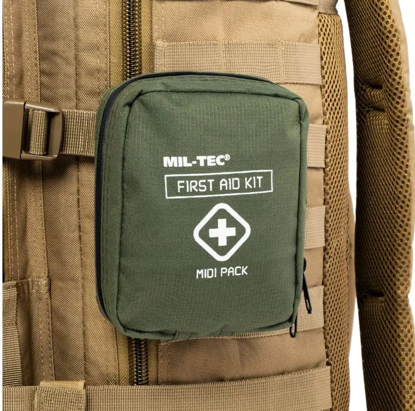 Аптечка Mil-Tec First Aid Kit Midi Pack - Olive Photo 4