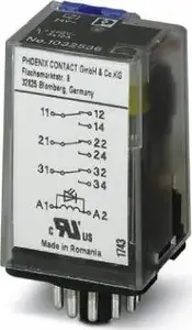 Phoenix Contact REL-OR-BL/L- 24DC/3X21 Industrial Relay 3P 10A AgNi 24V DC