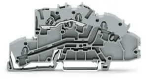 Клеммная колодка Wago 2003-7650, 1-уровневая, 2.5 мм², серая