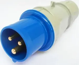 Tarel 102 Portable Insulated Plug 16A 250V 3P IP44 with Screw Terminals