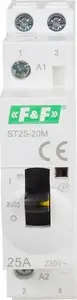 F&F ST25-20M Modular Contactor with Manual Control 25A 2NO