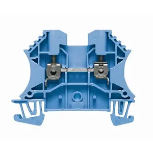 Weidmüller WDU 2.5 BL Electrical Terminal, 2.5 mm² Cable Section, 24 A, Blue