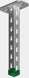 Baks WPCW/WPCO500N Ceiling Bracket 500mm