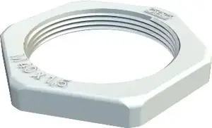 Контргайка полиамидная Bettermann M32, серебристо-серая