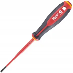 MILWAUKEE VDE Slotted Screwdriver 0.8x4x100mm