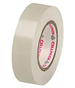 CellPack 145828 PVC izolācijas lente, 15 mm x 10 m, balta