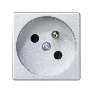 Розетка электрическая Kontakt-Simon K22/8 тип F, 16А 250В, алюминий