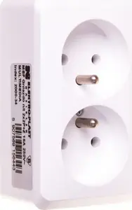 Legrand 2000-34 Double Socket Outlet 2P+E 16A Surface Mounted