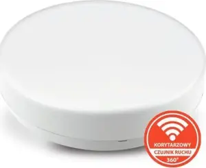 Потолочный светодиодный светильник KEL NEO 24 Вт 4000K IP54 с датчиком движения белый