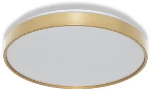 V-tac LUXO SEN LED griestu lampa 24W 2640lm 4000K IP20 zelta