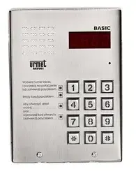 Miwi Urmet BASIC 1062/100D durvju izsaukuma panelis ar lietus jumtiņu
