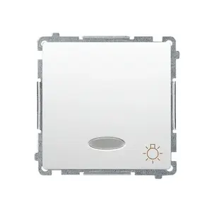 Кнопочный выключатель Kontakt-Simon BMS1L.01/11, 10А, 250В, белый