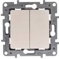 Legrand Niloe Double Staircase Switch 10 AX Cream