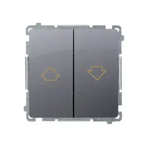 Kontakt-Simon BMZ1.01/43 Shutter Switch, 10A 250V, Silver