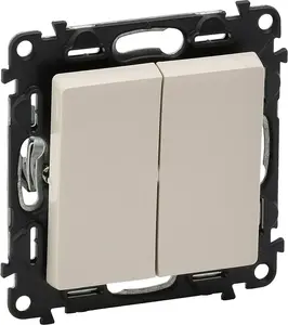 Legrand Valena Life Double Switch 10AX Cream
