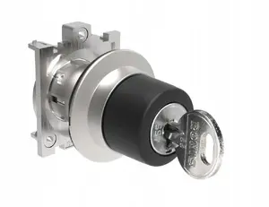 Трехпозиционный переключатель с ключом LOVATO Electric LPFS330 1-0-2, 30 мм, металл