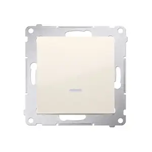Kontakt-Simon DW1L.01/41 Single-Pole Switch with Illumination White