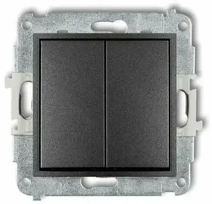 Karlik 27IWP-66.1 Double Intermediate Switch Mechanism, Matte Gray