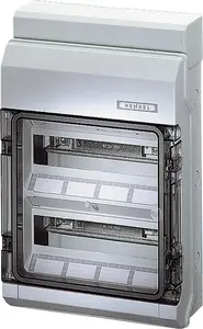 Распределительный щит Hensel KV 9224 Z, накладной, 2 x 12 модулей, IP65