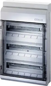 Распределительный щит Hensel KV 9354 накладной, 3 x 18 модулей, IP65