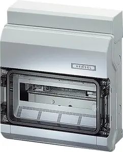 Распределительный щит Hensel KV 1612, накладной, 1 ряд, 12 модулей, IP54