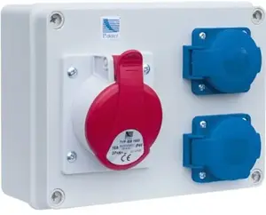 Stacionārā sadales kārba Pawbol R-BOX 190, 1x32A/5P, 2x250V, IP44