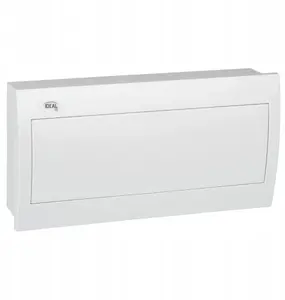 Распределительный щит Kanlux KDB-F18P встраиваемый 1x18 IP30 с клеммами N+PE и белой дверцей