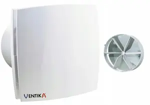 Ventika MODERN D100LDO Exhaust Fan 100mm 230V 14W 88m3/h 33dB White