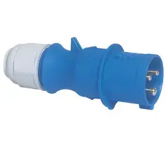 Bals 21001-TLS Industrial Plug 16A 2P+PE 200-250V Straight