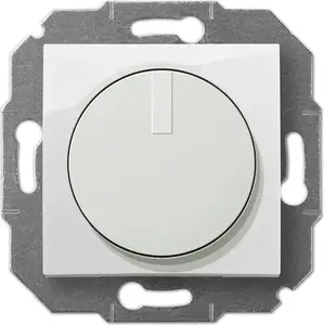 Поворотный светорегулятор ELEKTROPLAST Carla 40-400ВА 250В белый