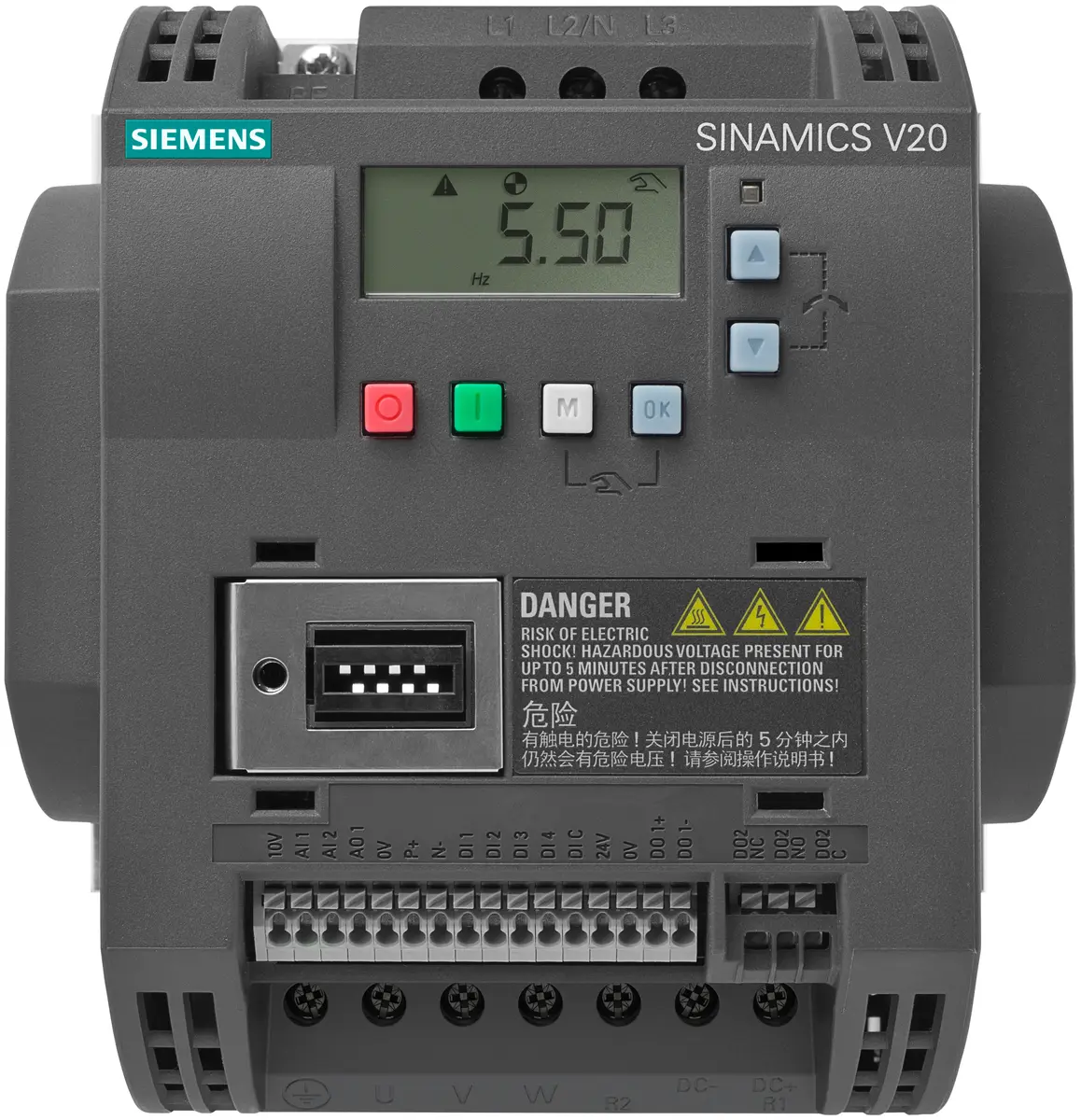 Siemens SINAMICS V20 Frekvences pārveidotājs 3AC