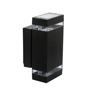 Kanlux 22440 Outdoor Wall Light, GU10, 70W, Aluminium, IP44, Black
