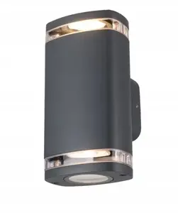Kanlux ZEVI W EL 38887 Wall Light, 2xGU10, IP54, Grey