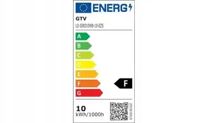 GTV NARIN LED Wall Luminaire 10W 1000lm 4000K IP54 Black
