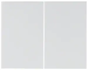Hager 14357009 Single Rocker Switch Cover, White, Screwless