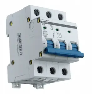 Doktorvolt DV-5569 3-Pole Miniature Circuit Breaker, B-Curve, 32A, 6kA AC