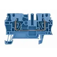 Weidmüller 1608520000 2-conductor feed-through terminal block, 2.5 mm², blue