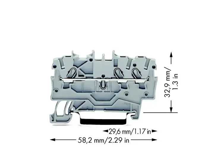 Wago 2000-1301 3-vadu spailes bloks Photo 3
