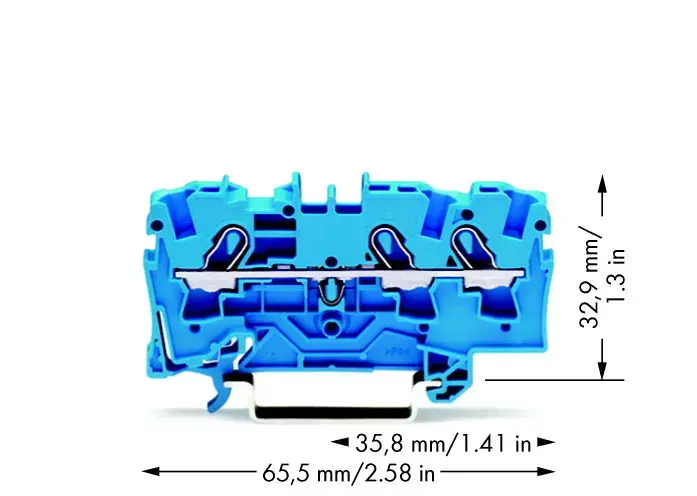 Wago 2004-1304 3-vadu spailes bloks Photo 2
