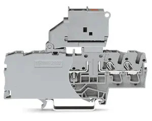 Клемма предохранительная Wago 2002-1811/1000-541, 2.5мм², серая, 250В