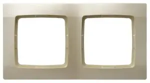 Ospel R-2S/42 Double Frame for Electrical Accessories