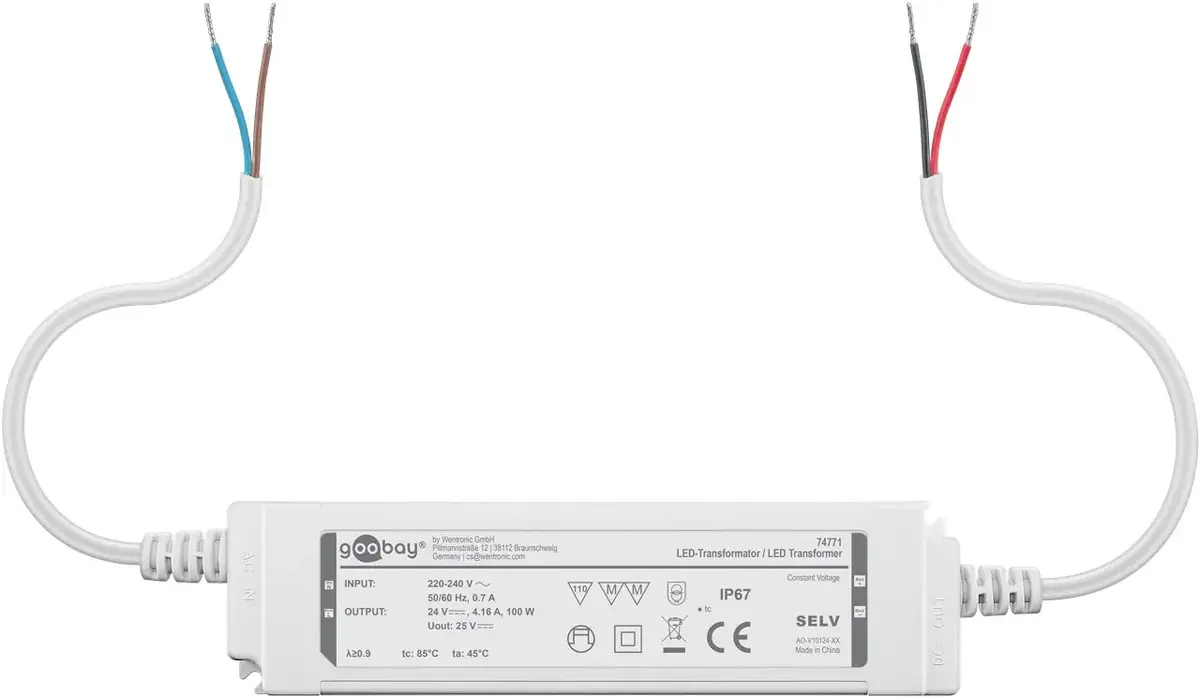Goobay 74771 elektroniskais transformators 100W Photo 2