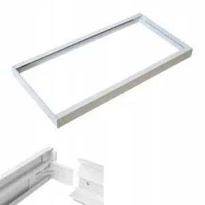 Eco Light virsapmetuma montāžas rāmis 600x300mm LED panelim, alumīnija, balts