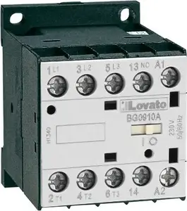 LOVATO Electric 11BG0610A024 jaudas kontaktors 6A 3P 24V AC 1NO