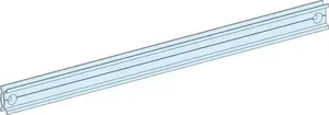 DIN-рейка Schneider Electric Prisma Plus G TH35 35x15x450мм утопленная